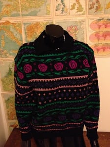 Image of Floral Knit Jumper