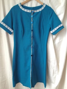 Image of Handmade Teal Dress