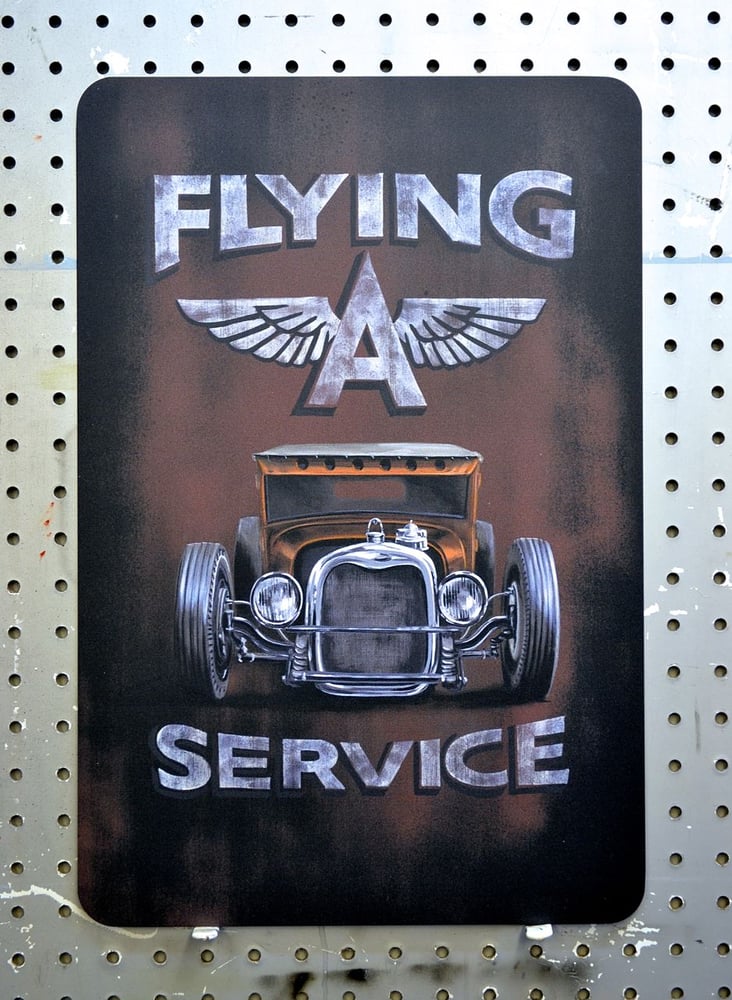 Image of Flying A Service / Metal Print