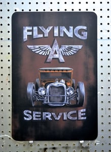 Image of Flying A Service / Metal Print