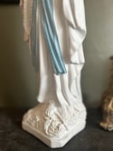 Grande statue de la Vierge, vintage en plâtre, 45 cm! 