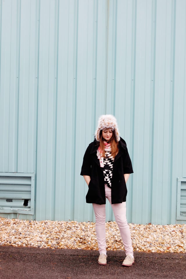 Image of men's/women's TRAPPER HAT PDF pattern in 5 sizes