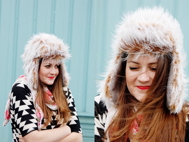 Image of men's/women's TRAPPER HAT PDF pattern in 5 sizes