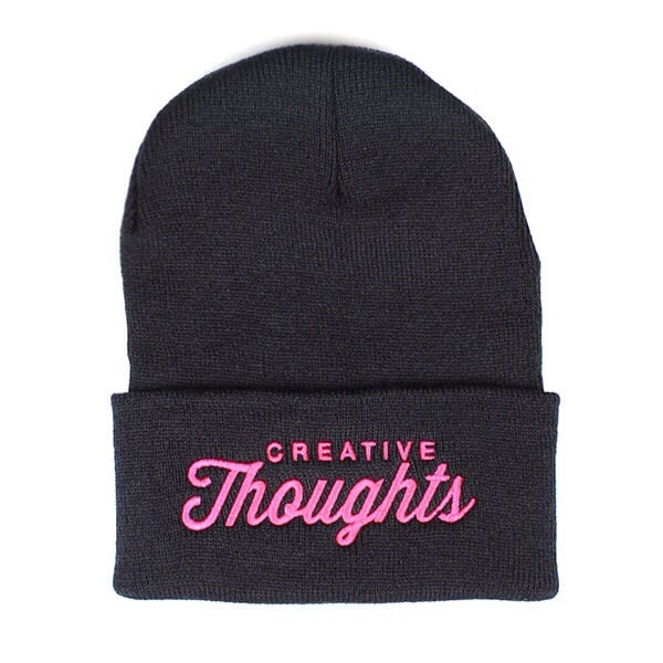 Image of Black/Pink Beanie