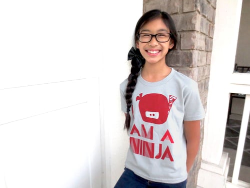 Image of "I Am A Ninja" Junior Tee