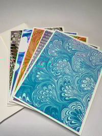 Image 1 of Marbled Card Set