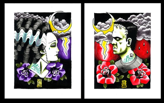 Image of "The Monster & The Bride" Prints