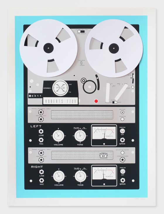 Image of Akai Reel to Reel Screen Print