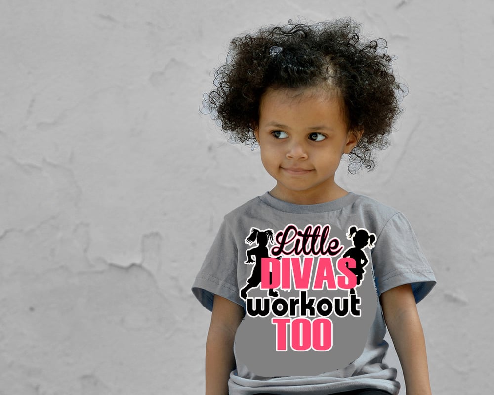 Image of Little Divas Workout Too T-shirts