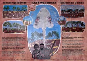 Image of MARALINGA BOMBS LEST WE FORGET (GST Incl)