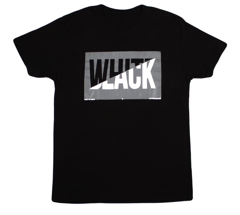 Image of Black/White Black Box Logo Tee