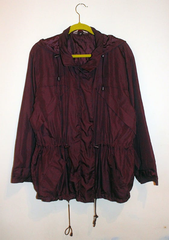 Image of Ladies Vintage Hooded Drawstring Rain Jacket