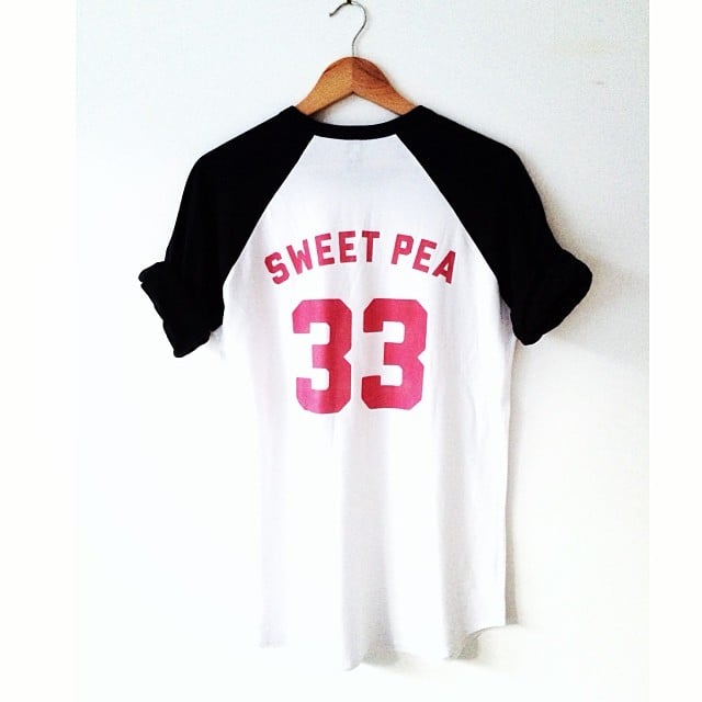 Image of THE NEW FLOWER DRUM CLUB BASEBALL TEE / SWEET PEA