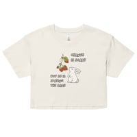 Image 4 of Change is Scary Bunny Crop Top