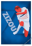 Image of Zizou <br> A3 (30 x 42cm)