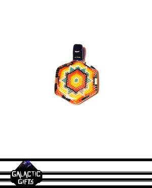 Image of Robin Moore Fire & Ice Colour Scheme Sacred Geometry Pendant 