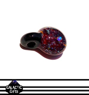Image of Trevor Logan Red Zone Galaxy Space Pendant With Cherry Opal