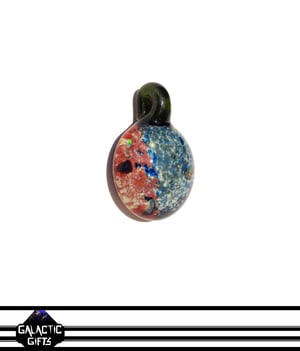 Image of Trevor Logan Space Pendant In Pink & Blue With 4 Opals 