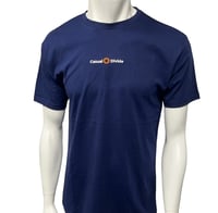 Image 3 of Neal T-Shirt French Navy/ White and Mango 