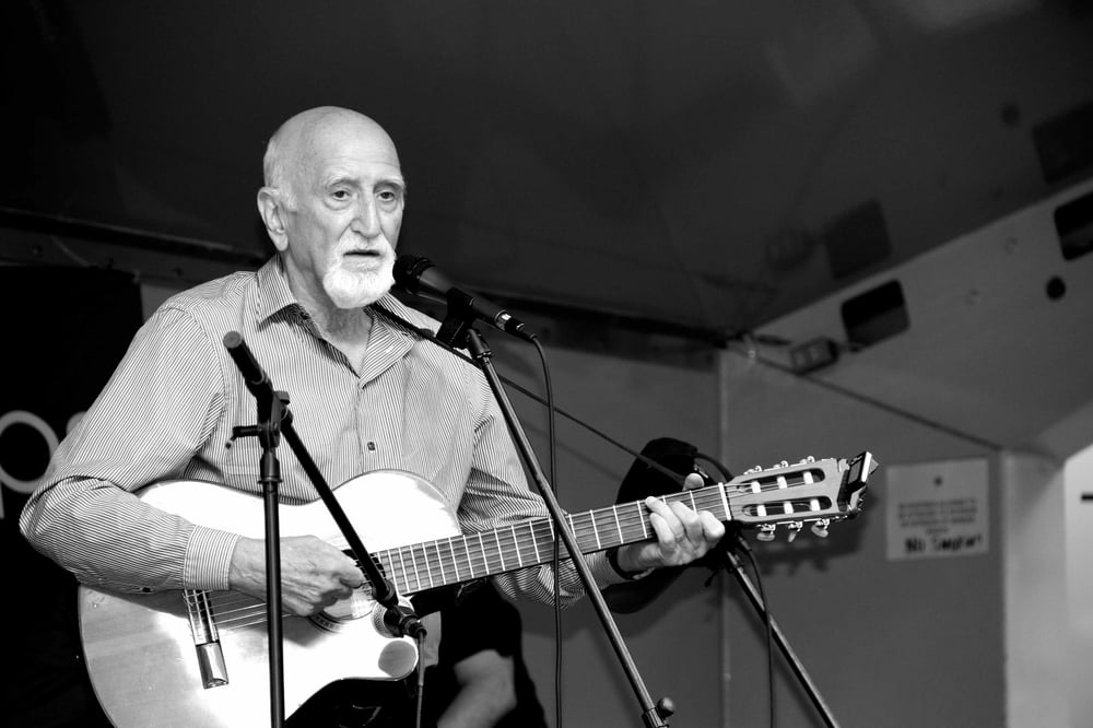 Image of Dominic Chianese on Arthur Ave, Bronx