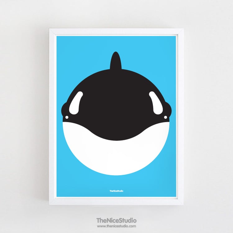 Image of Whale Smile Print