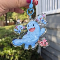 Wooper & Quagsire ripple charm