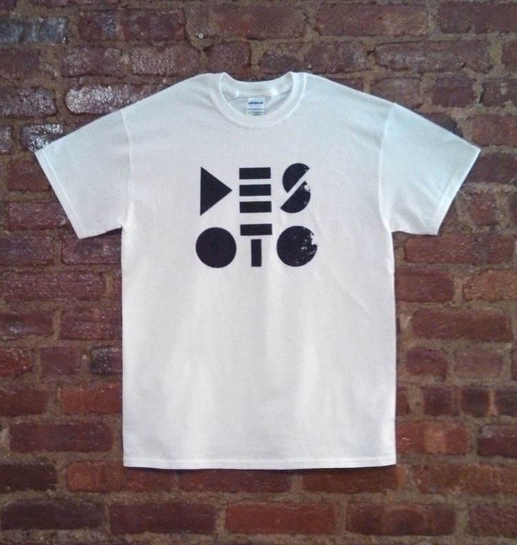 Image of DeSoto Logo "Positive" White T-Shirt
