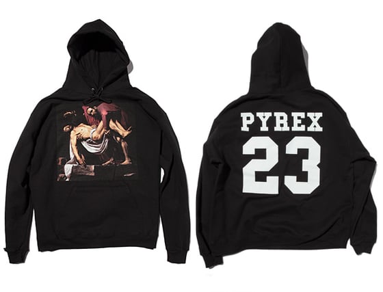 Image of Pyrex Vision Religion Black Hoodie