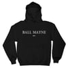"Ball Mayne" Hooded Pullover (Black)