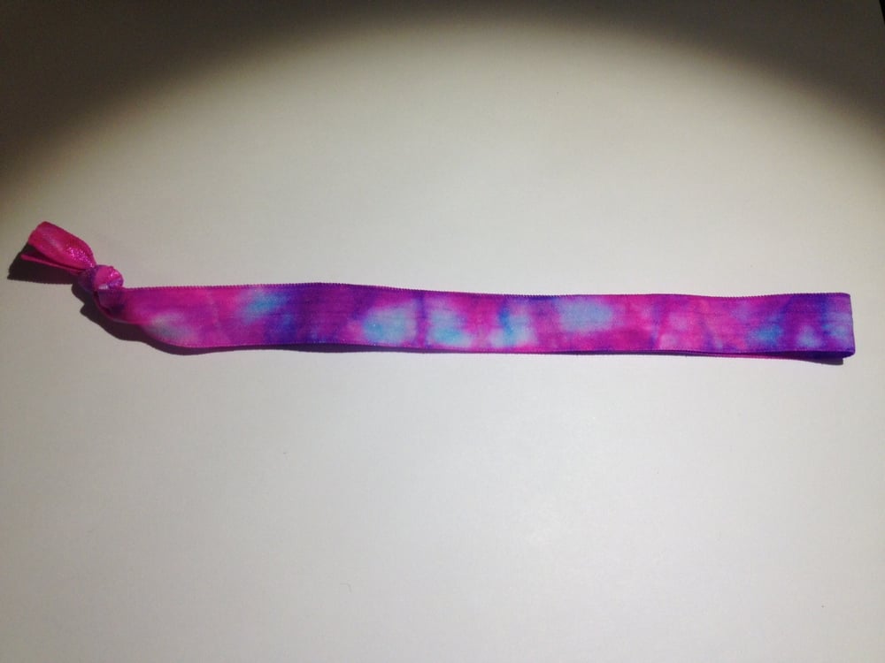 Image of Pink & Turquoise & Purple Tie Dye Headband