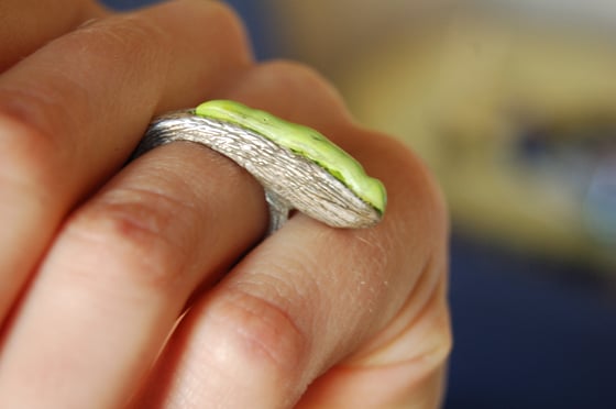 Image of Green Crayon Ring