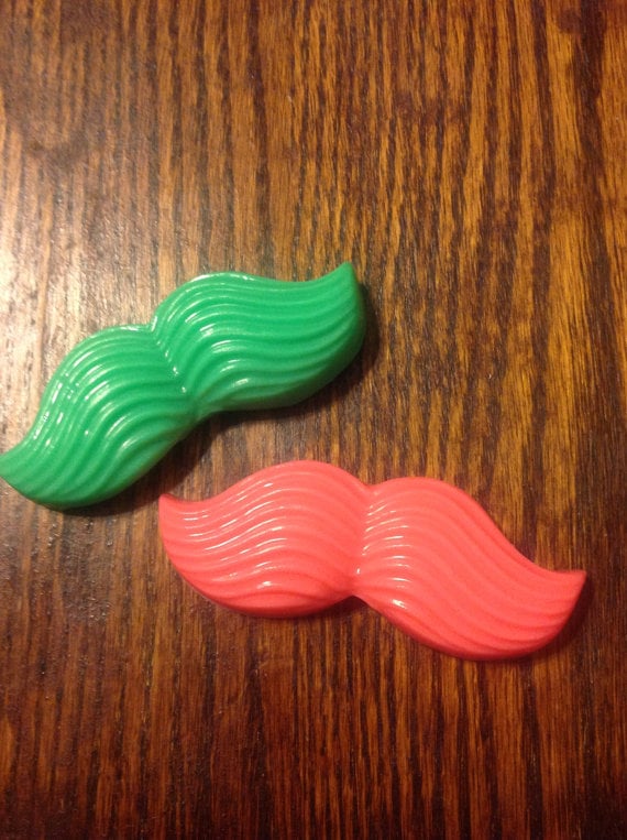 Image of Mustache Soap, custom colors available 