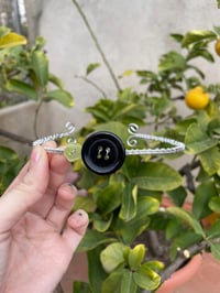 Image 1 of Silver Button Choker