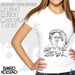 Image of Baard Kolstad Limited Edition Caricature T-shirt Female