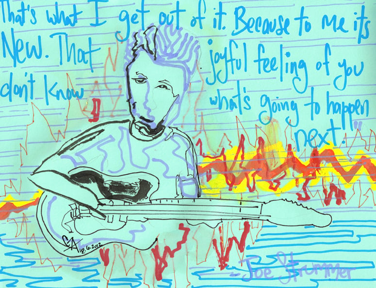 Image of Joe Strummer - You don't know what's going to happen