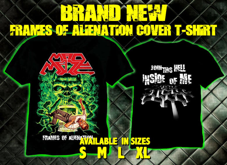 Image of Brand New!!!!  "Frames of Alienation" cover T-SHIRT