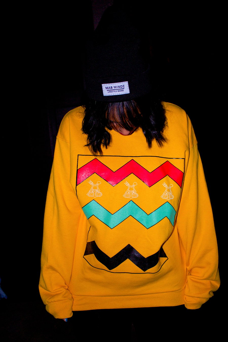 Image of CHARLIE MAB GOLD CREW NECK SWEATERS 