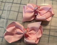 Image 1 of 4.5” Ribbon Hairbows 