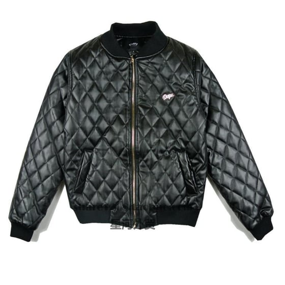 Image of QUILTED DOPE LEATHER BOMBER