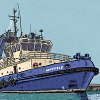 Image 4 of The Tugboat Mayfield Limited Edition Print