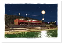 Image 1 of Merewether Baths at Night Digital print