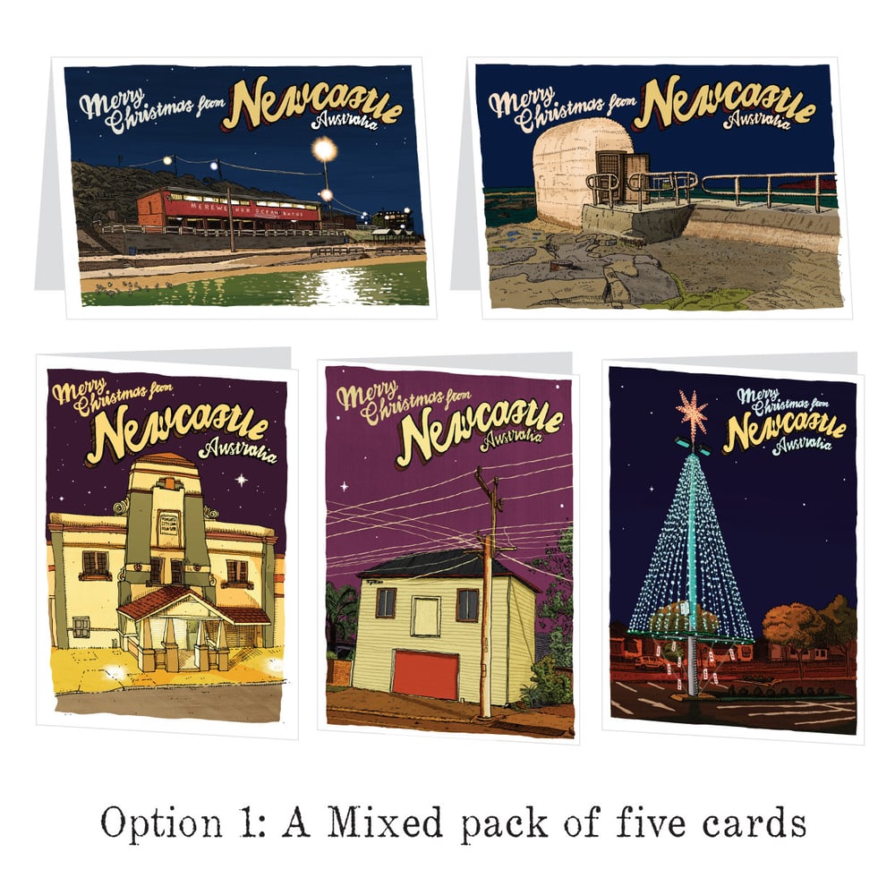 Newcastle cards christmas five pack Products | Newcastle Productions