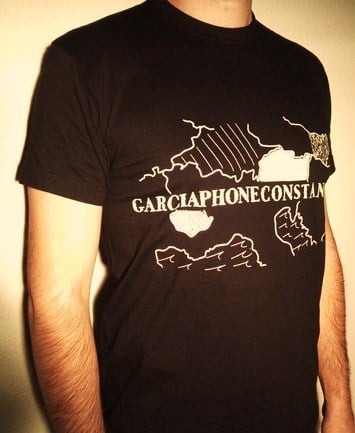 Image of 'MAP' T-SHIRT (MEN) Black/Red