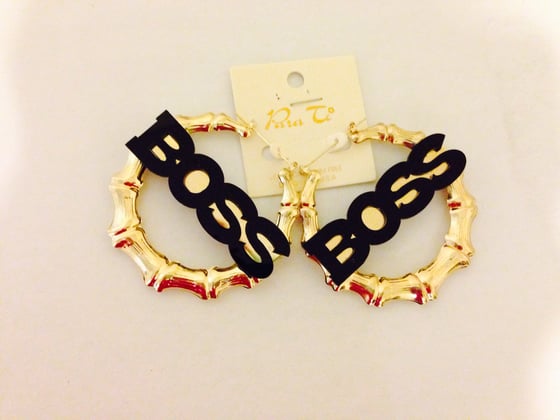 Image of BOSS Bamboo Earrings