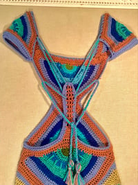 Image 9 of Racerback Crochet SeaFlower Dress
