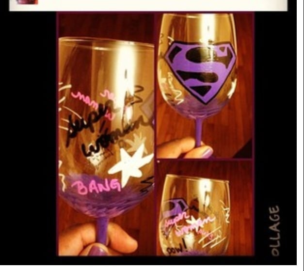 Image of Super Hero glass