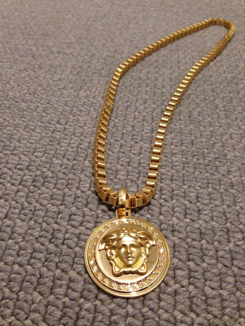 Image of Versace Medusa Head Necklace