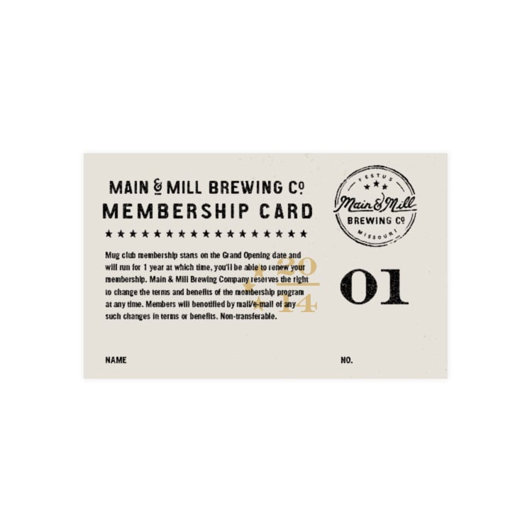 Image of Main & Mill Membership