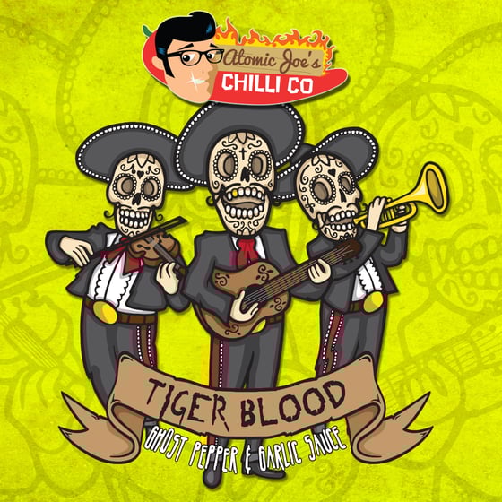 Image of TIGER BLOOD - Ghost pepper & garlic hot sauce