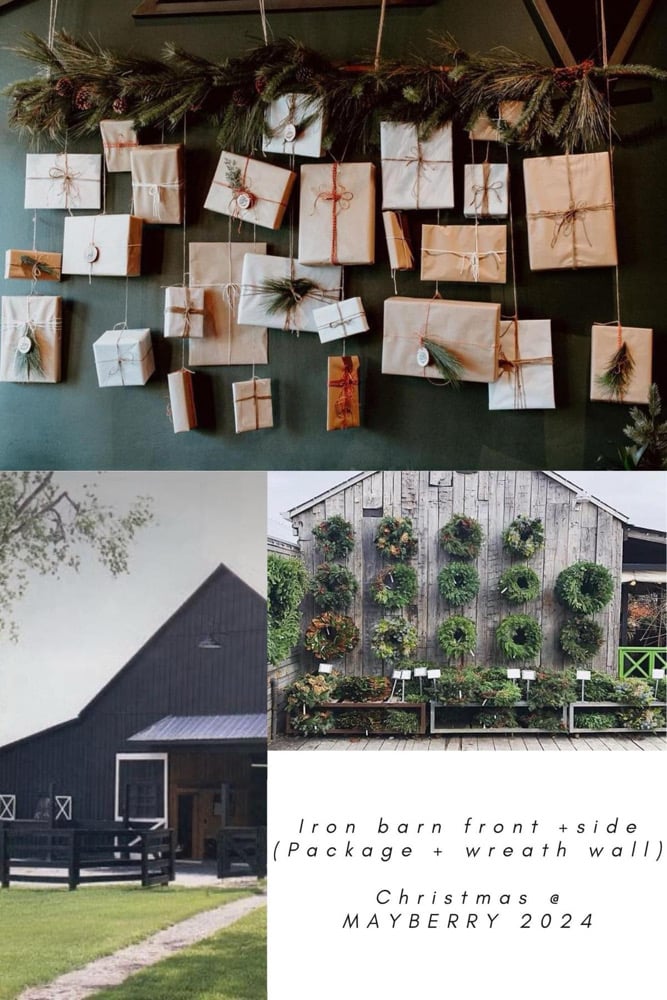 Image of Charcoal Christmas Barn